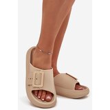 VINCEZA Women's Foam Slippers With Buckle | Shoptok.si