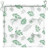  Jastuci za stolice 2 kom s uzorkom lišća 40x40x4 cm od tkanine | shoptok.hr