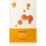 The Saem Bio Solution Collagen Sheet maska za intenzivno zatezanje i posvjetljivanje kože lica 20 g Cijene