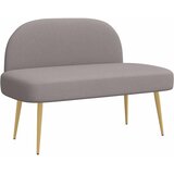  Oblikovana klupa s naslonjačem Sivosmeđa 110 x 60 x 76 cm | shoptok.hr