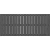  Zidno uzglavlje sivo 204 x 3 x 90 cm od masivne borovine | shoptok.hr