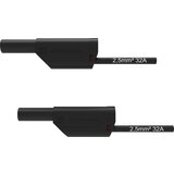 Schützinger VSFK 8500 / 2.5 / 50 / SW varnostni merilni kabel 4 mm moški konektor 4 mm moški konektor 50.00 cm črna 1 kos, (20423074) Cene