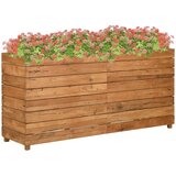 Furnova Visoka greda 150x40x72 cm reciklirana tikovina in jeklo, (21919856) Cene