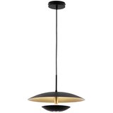  LED luster na sajli MONICA LED/16W/230V crna/zlatna Cene