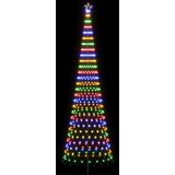  LED božićno drvce 500 cm 550 LED lampica Višebojno Željezo Crna | shoptok.hr