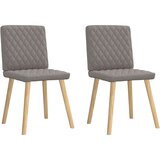 Maison Chic Jedilni stoli - Vzorci stoli 2 kosa taupe blago A497, (22032111) Cene