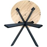 MID.YOU Jedilna miza , črna, barve hrasta | Shoptok.si