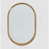 Reserved ogledalo, ki ima leseni okvir - rjava
