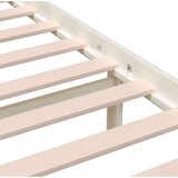  Posteljni okvir bel iz trdnega lesa 200x200 cm, (20643389) | Shoptok.si