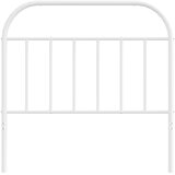  Metalno zamjensko uzglavlje bijelo 100 cm | shoptok.hr