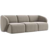 Makamii Svetlo rjava žametna sedežna garnitura 244 cm Lani – | Shoptok.si