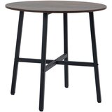 HOMCOM Jedilna mizaiverna plošča jeklo, 80D x 80Š x 76V cm rustikalna rjava, (5000242582) | Shoptok.si