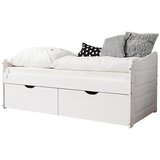 MID.YOU Postelja S Predalom Micki, 80x160, Bor, Bela, Masivno | Shoptok.si