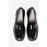 GOODIN Lacquered loafers with studs | shoptok.hr