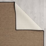 Flair Rugs Tekač za stopnice iz jute v črni in naravni barvi 60x800 cm Diamond – | Shoptok.si