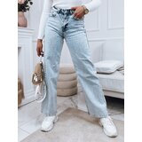 DStreet Spodnie damskie jeansowe JESSI niebieskie Cene