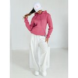 DStreet Bluza damska BASIC z kapturem fuksja | shoptok.hr