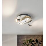 Eglo pawedo 1 spot/4, led, gu10, 4x3w, 4x240lm, nikl-mat/hrom bela | Eponuda.com