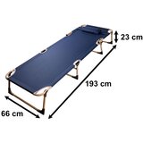  Sklopiva ležaljka, tamno plava 193 cm | shoptok.hr