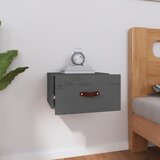 vidaXL Stenska nočna omarica siva 40x29,5x22 cm | Shoptok.si