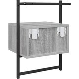  Noćni ormarić zidni boja hrasta 35x30x51 cm konstruirano drvo | shoptok.hr