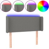  LED uzglavlje tamnosivo 103x16x78/88 cm od tkanine | shoptok.hr