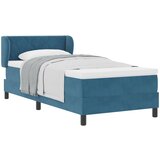 vidaXL Krevet s madracem tamnoplave boje 90x190 cm od baršuna Cijene