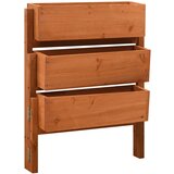 Maison Chic Zložljivo vrtno cvetlično korito - Cvetlični Lonec oranžno 60x14x75 cm les jelke, (21789966) | Shoptok.si
