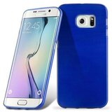 Cadorabo Ohišje, združljiv s Samsungom v modrem - zaščitnem pokrovu, narejen iz fleksibilnega silikona TPU v brušenem dizajnu, (20567648) Cene
