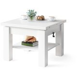 Mazzoni Multifunkcionalni sto na razvlačenje Cleo, 75-150x57-69x75cm, Beli Cene