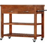 vidaXL Kuhinjska kolica od masivnog bagremovog drva 100 x 48 x 89 cm Cijene