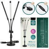 LED prigušiva stona lampa za gajenje biljaka VITARO 3xLED/10W/230V crna | Eponuda.com