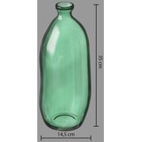JJA SAS vaza staklena 14,5x35 cm zelena Cijene