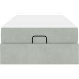 vidaXL Konstrukcija postelje Svetlo siva 90 x 200 cm Žamet | Shoptok.si