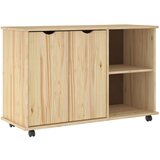  Mobilni ormar Smeđa 100 x 39 x 65 5 cm Čvrsto borovo drvo | shoptok.hr