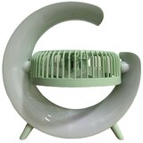  LED RGB punjiv stoni ventilator 5W/5V 1200 mAh zeleni Slike