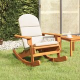  Stolica za ljuljanje Adirondack s jastucima bagremovo drvo | shoptok.hr