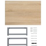  Kupaonski namještaj boja hrasta 60 x 40 x 16,3 cm | shoptok.hr