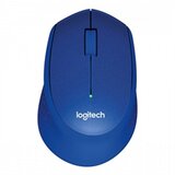 Logitech - Miš M330 Silent Plus, bežični, plavi | shoptok.hr