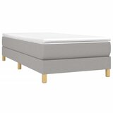  Okvir za krevet s oprugom svjetlosivi 100x200 cm od tkanine | shoptok.hr
