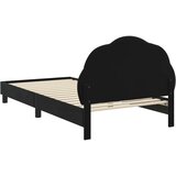 Krevet za djecu s uzglavljem Crna 90 x 200 cm Baršun | Eponuda.ba