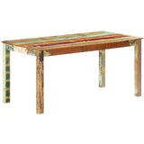  Jedilna miza iz trdnega predelanega lesa 160x80x76 cm, (20944933) | Shoptok.si