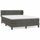 Maison Chic Box spring postelja - Vzmetna postelja z vzmetnico temno siva 180x200 cm žamet SL16309, (21896102) | Shoptok.si