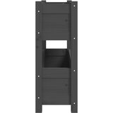  Sadilica siva 77 x 25 x 66 cm od masivne borovine | shoptok.hr