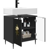  Kupaonski ormar BREMEN Crni hrast 60 x 40 x 61 cm | shoptok.hr
