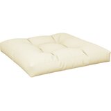  Jastuci za palete 2 kom krem od tkanine Krema 70 x 70 x 12 cm | shoptok.hr