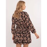 Italy Moda Dress-DHJ-SK-19861-7.94-black-beige | Shoptok.si