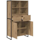  Kreveta 2 pcs Umjetnička hrastovina 81 x 36 x 150.5 cm | Eponuda.ba