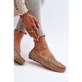 Boto EVENTO Women's Suede Moccasins Dark Beige Ranica | Shoptok.si