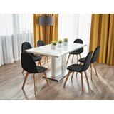 Jumi Stol COLIN oblazinjen v črn žamet, (21888360) | Shoptok.si